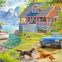 Summer Lake House 200pc jigsaw puzzle 
