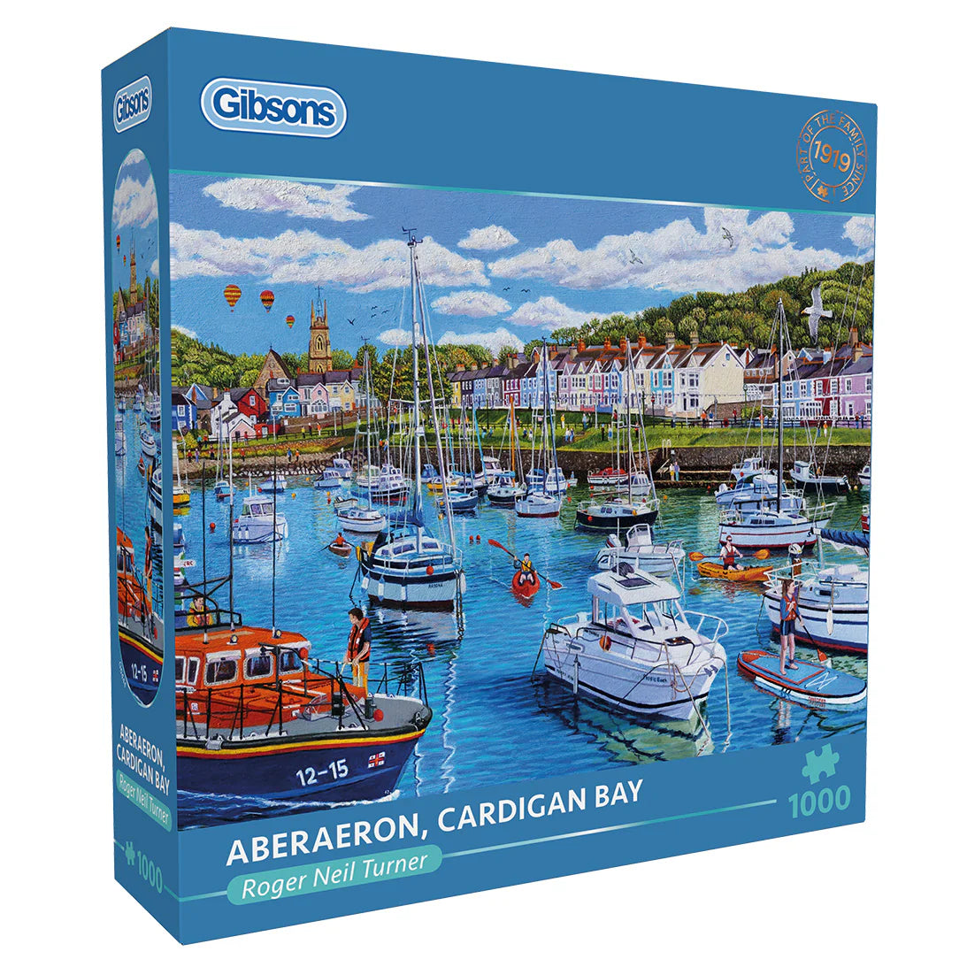 aberaeron, cardigan bay jigsaw puzzle box