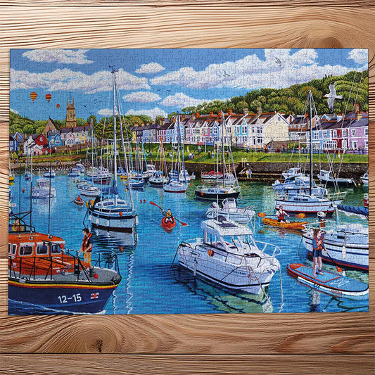 aberaeron, cardigan bay jigsaw puzzle
