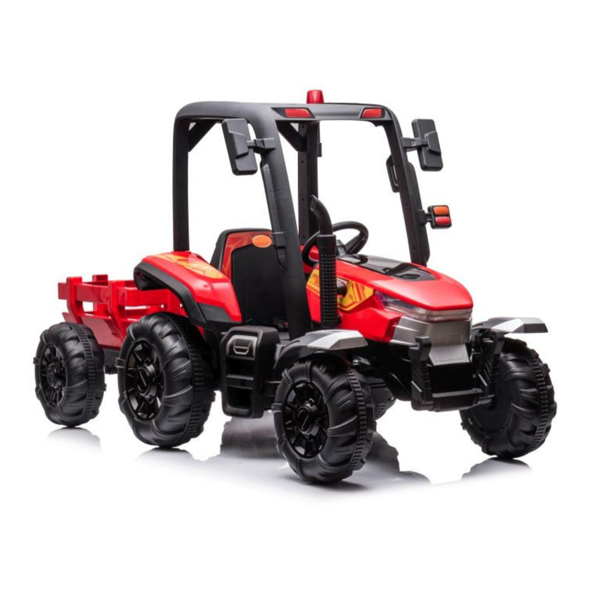 red ride on tractor 