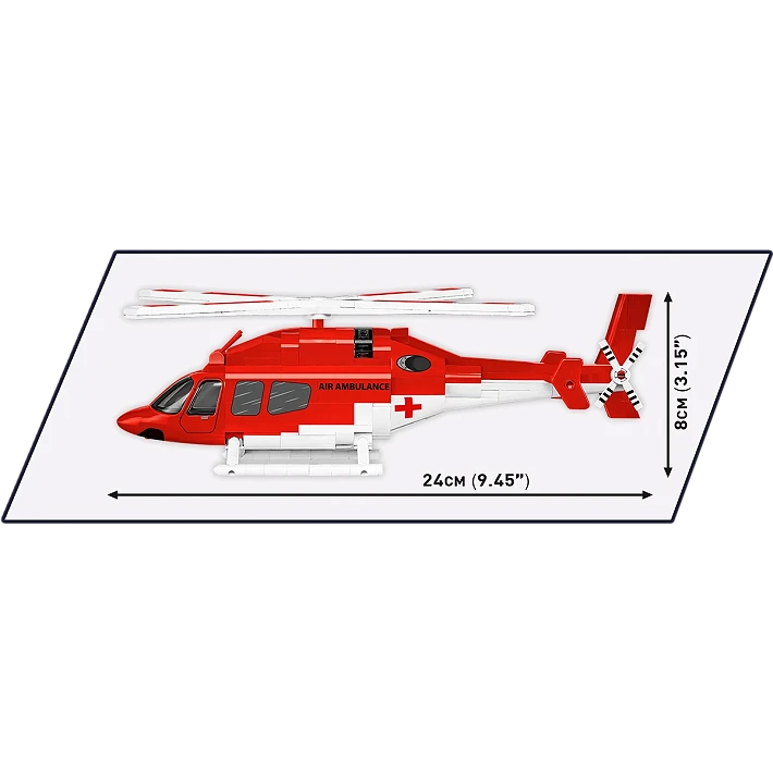 air ambulance model building set 