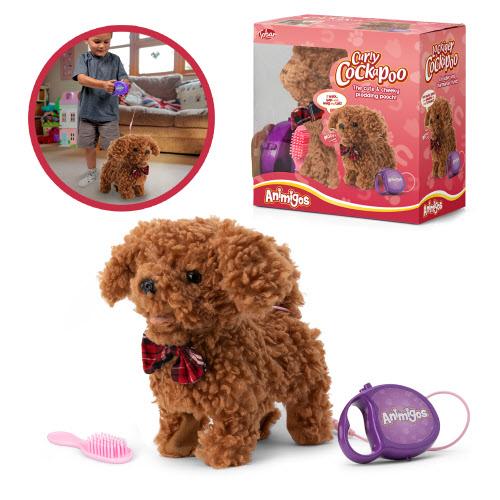 interactive cockapoo pictured with packaging 