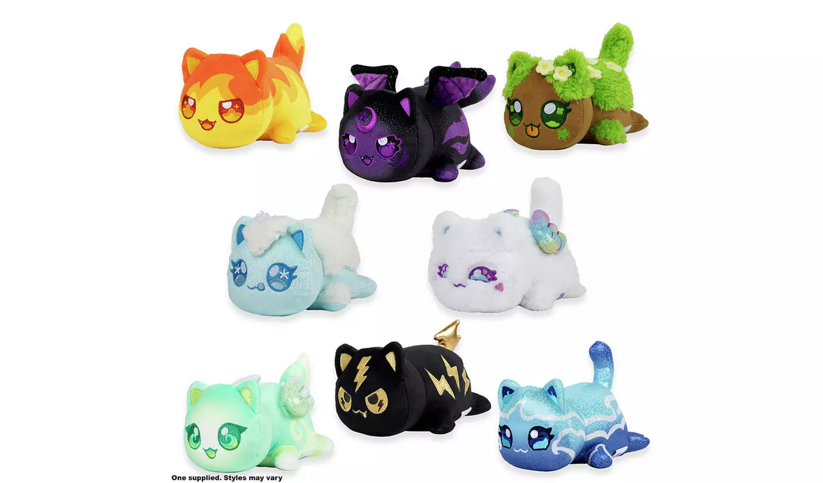 collectable plush elemental cats 