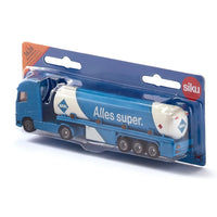 blue model tanker truck 