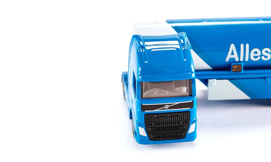 blue model tanker truck 