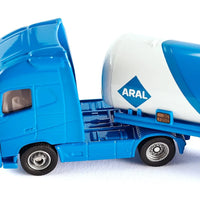 blue model tanker truck 