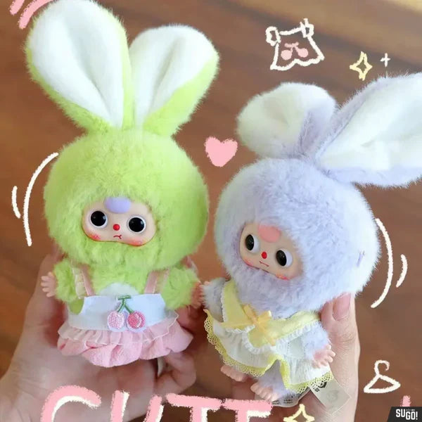 mini bunny rabbit plush doll