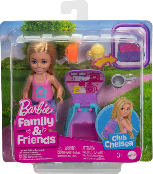 Barbie Family and Friends Club Chelsea Cupcake Baking Backpack