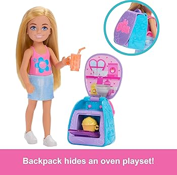 Barbie Family and Friends Club Chelsea Cupcake Baking Backpack