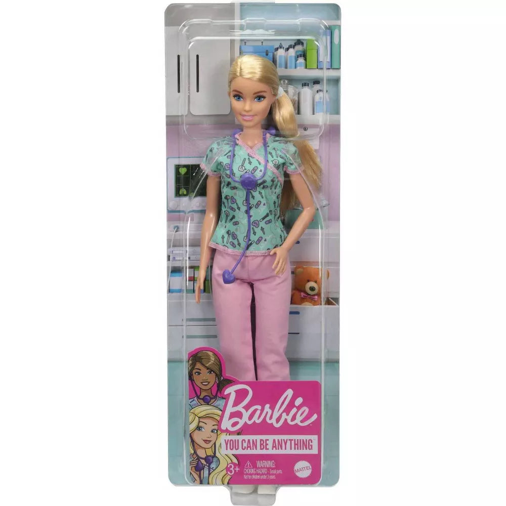 barbie career nurse in packaging 