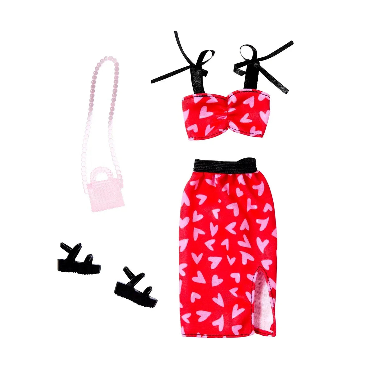 red heart dress barbie outfit 