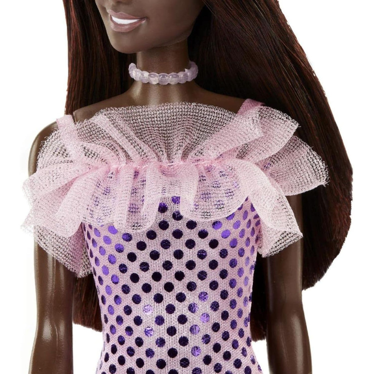 pink dress on barbie 