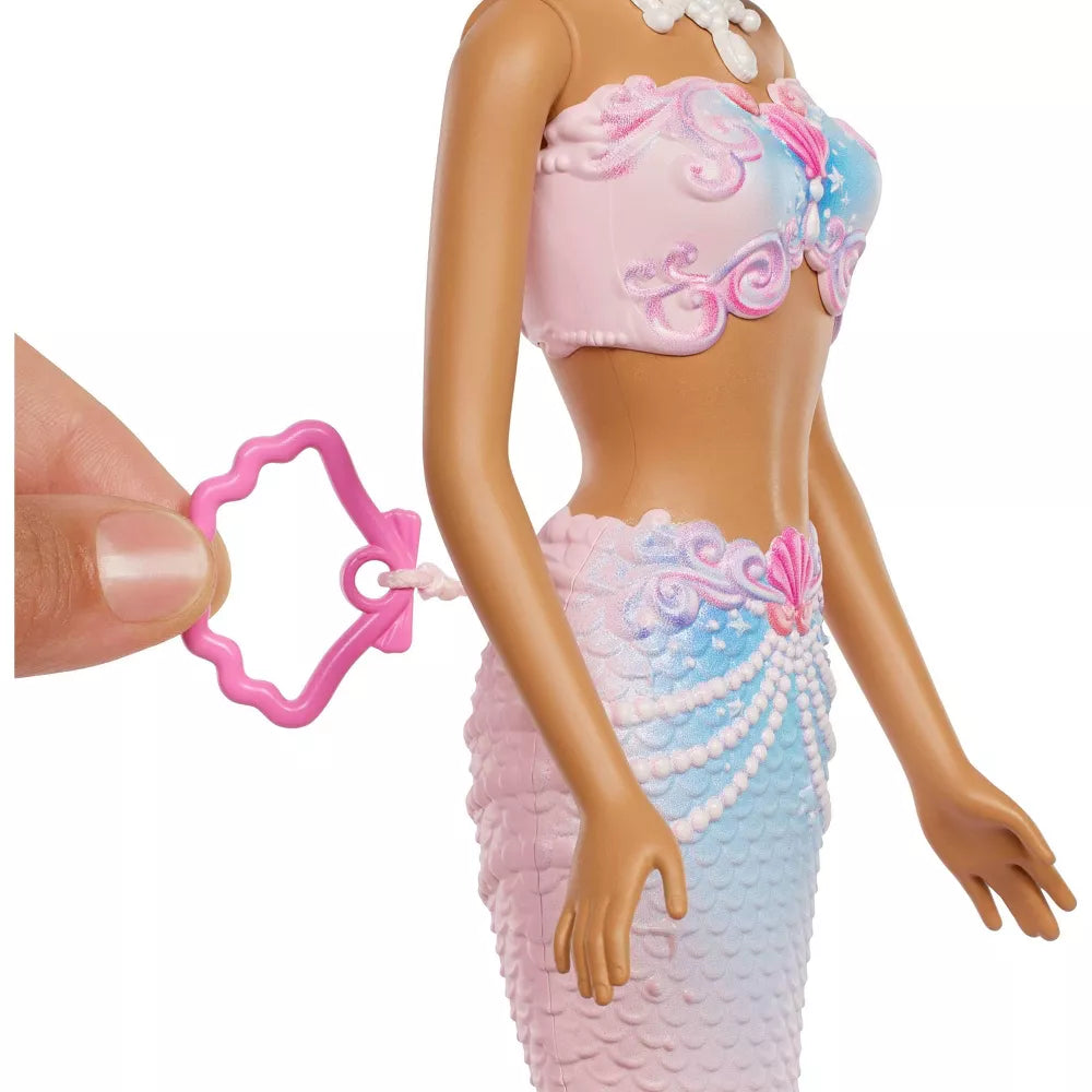 pulley on back of barbie mermaid 