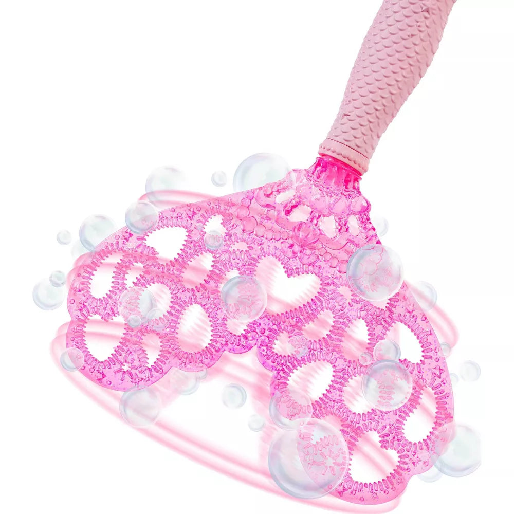 close up of bubble tail of mermaid barbie 