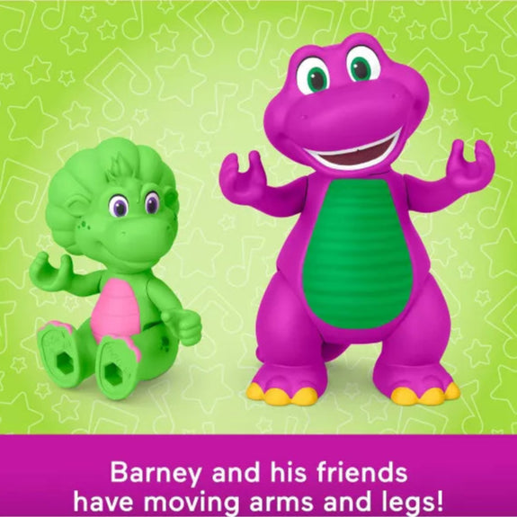 Barney and baby bop mini figure 