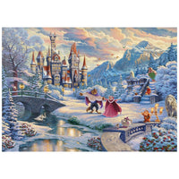 beauty and the beast finished puzzle 