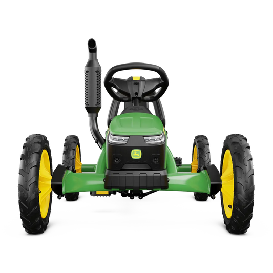 green and yellow go-kart