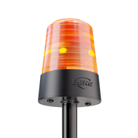 light of flashing light pole 