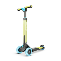 lime green adjustable scooter 