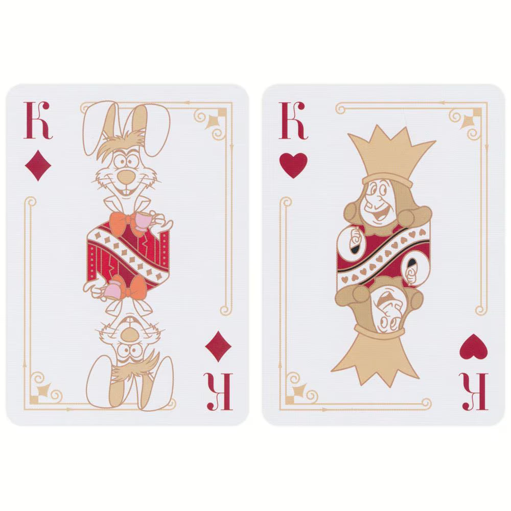 alice and wonderland themed playing cards 