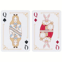 alice and wonderland themed playing cards 