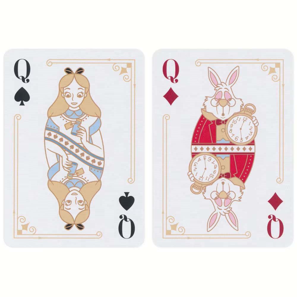 alice and wonderland themed playing cards 