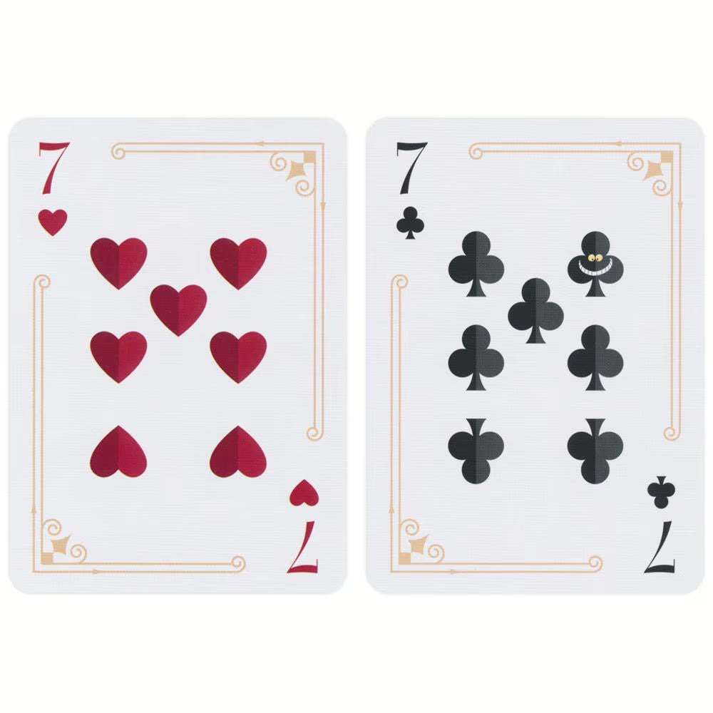alice and wonderland themed playing cards 
