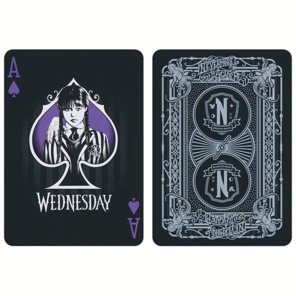 wednesday playing cards 