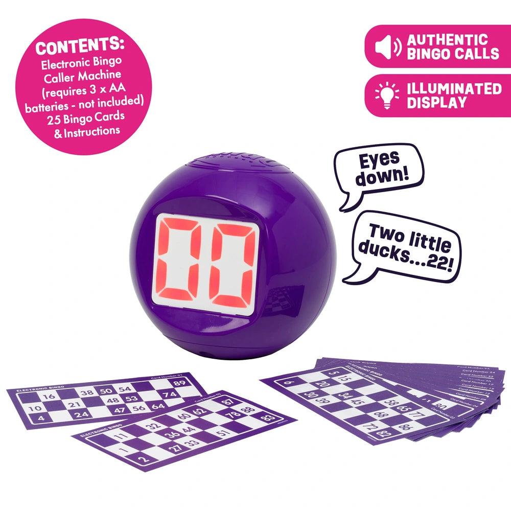 electronic bingo game instructions 