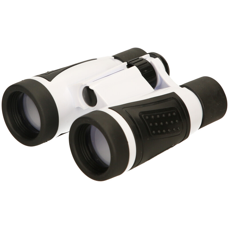 white and black binoculars 