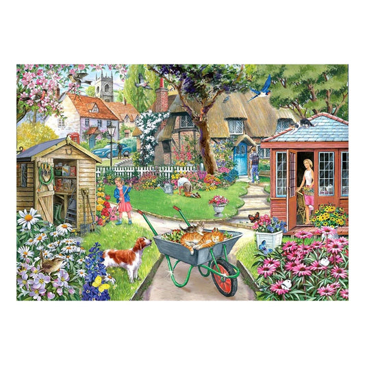 bloomin' lovely day finished puzzle 