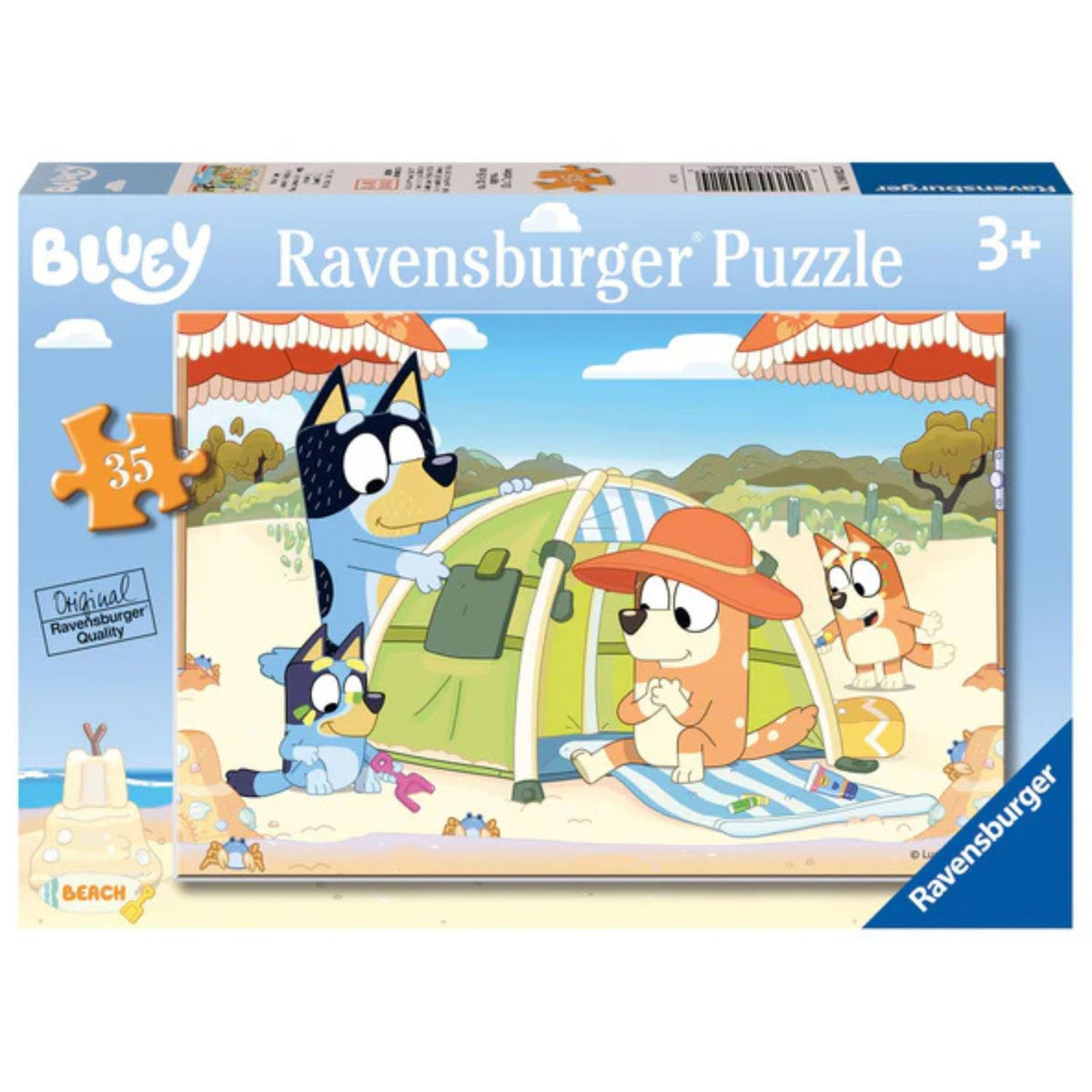 Bluey 35 Piece jigsaw puzzle box 
