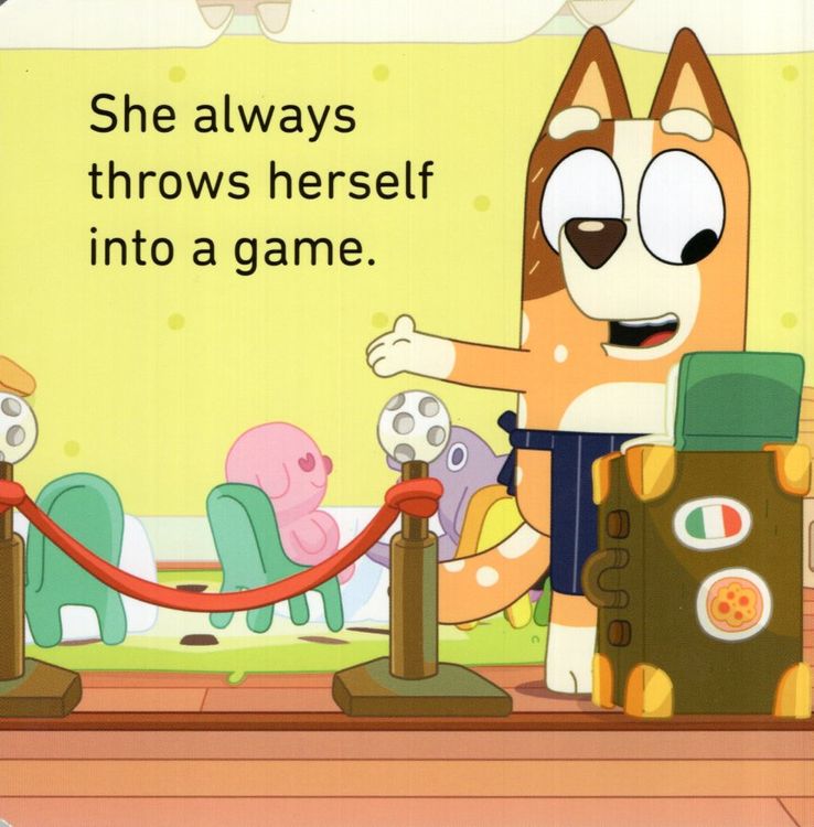 page of bluey mum book 