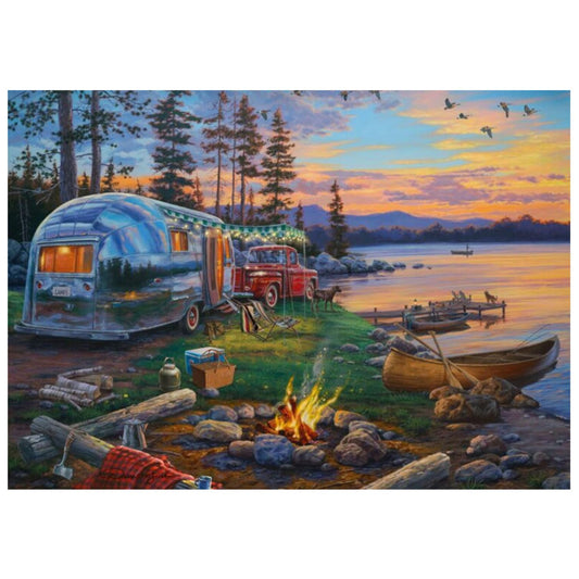 campfire paradise finished puzzle 