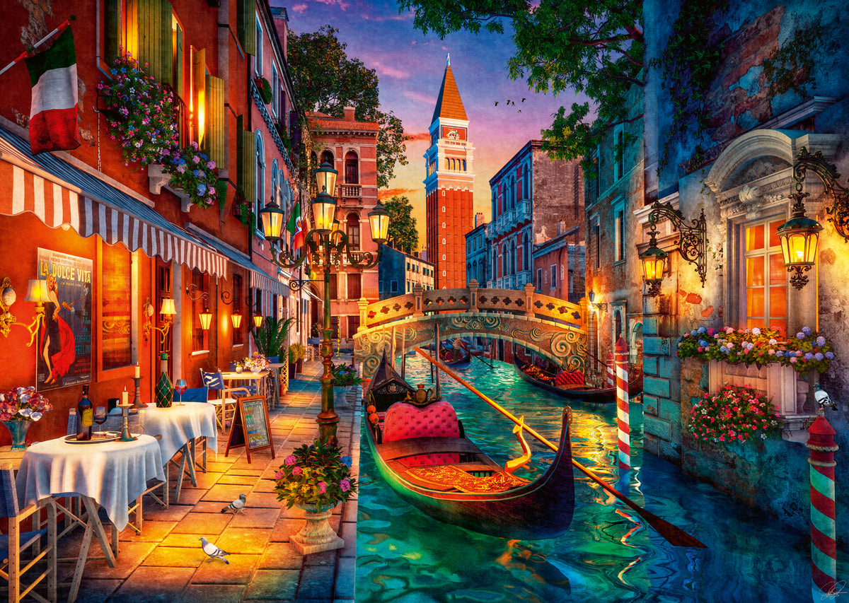 canal cruise in venice 100pc puzzle 