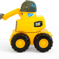 side of cat jr excavator 
