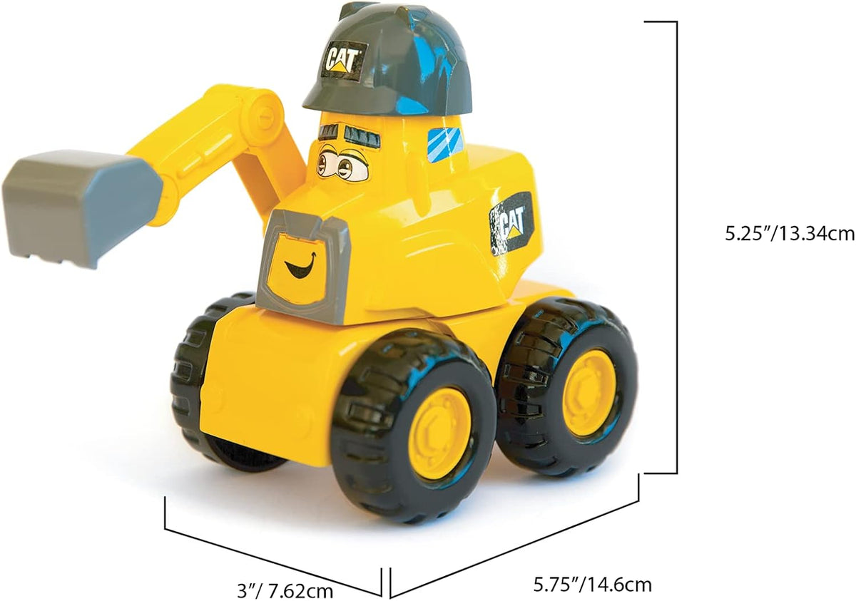 scale of cat junior excavator 