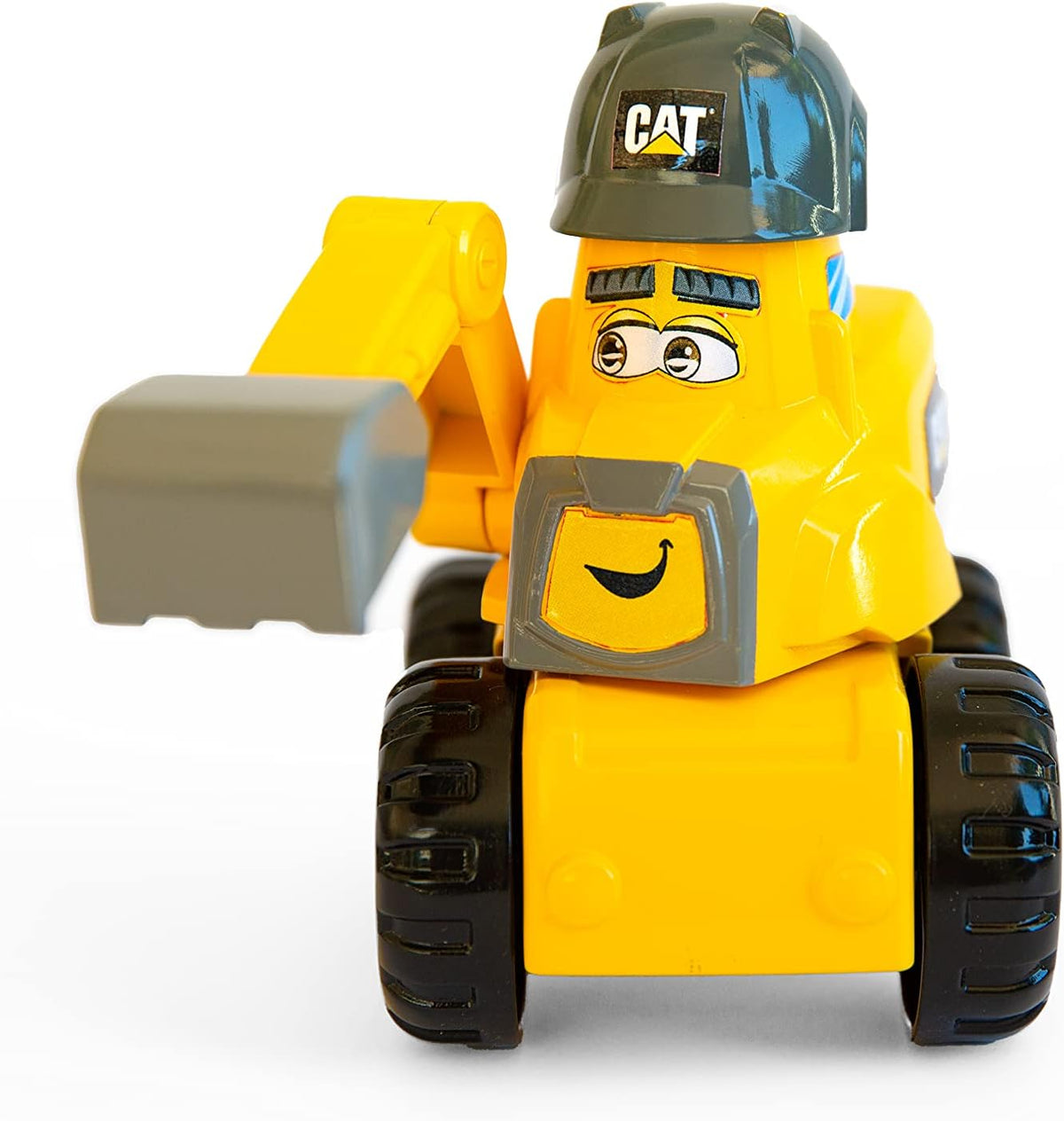 front view of cat junior excavator 