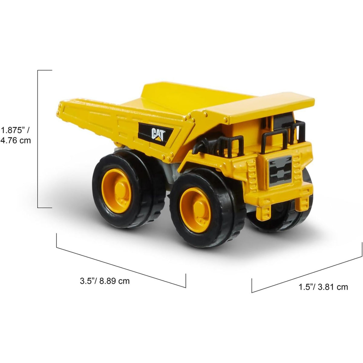 scale of cat die cast construction vehicle 