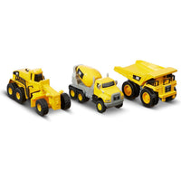 cat diecast metal 3 pack construction vehicles 