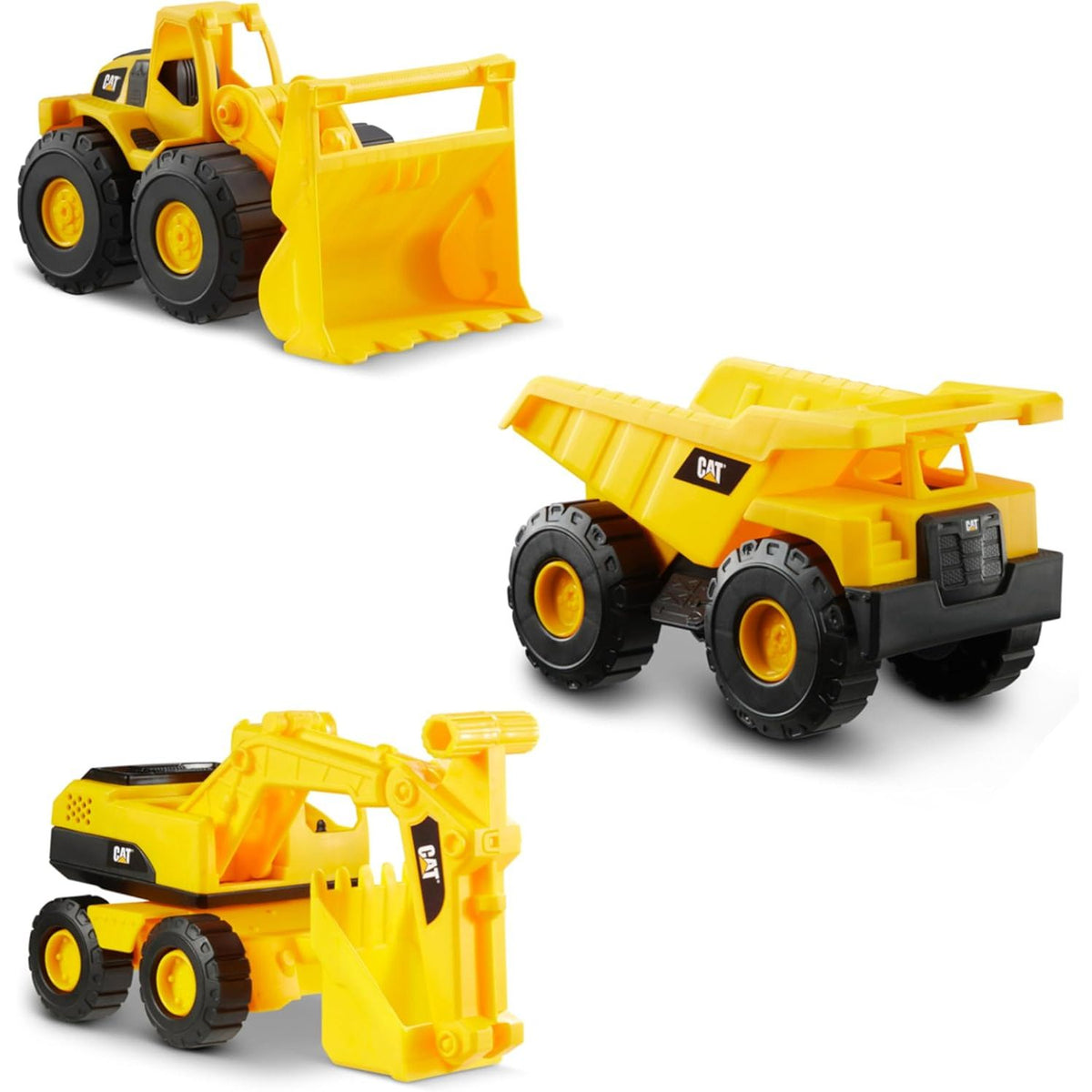 3 mini crew construction vehicles 