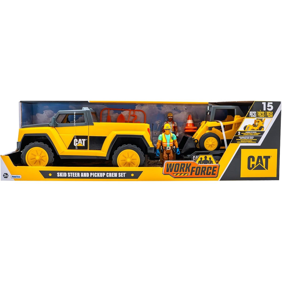 cat skid steer playset in packaging 