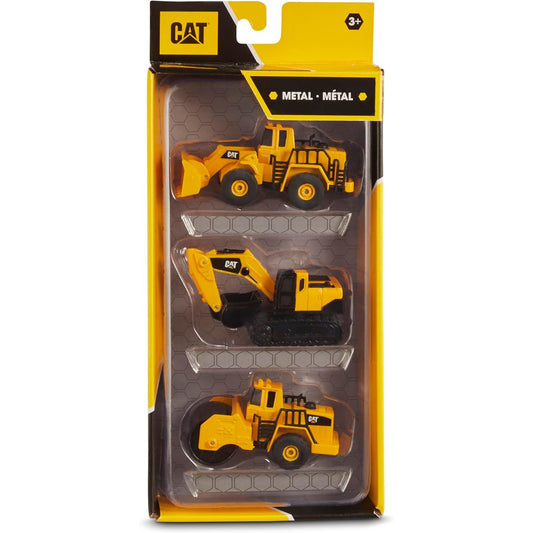 die cast construction vehicles in packaging 