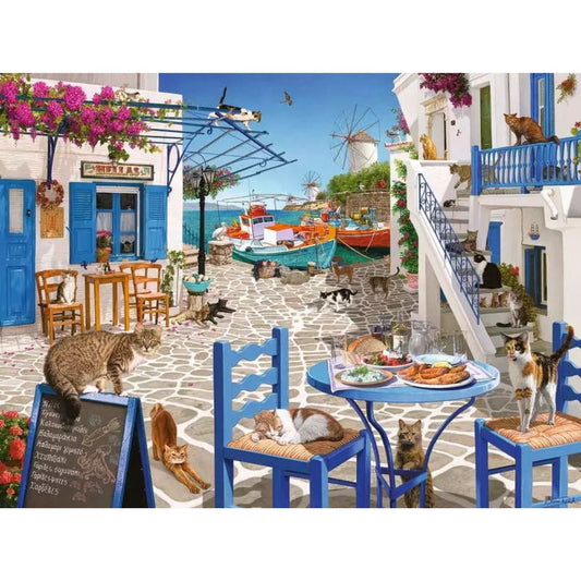 cats of mykonos jigsaw 
