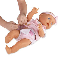 baby doll getting a diaper change 
