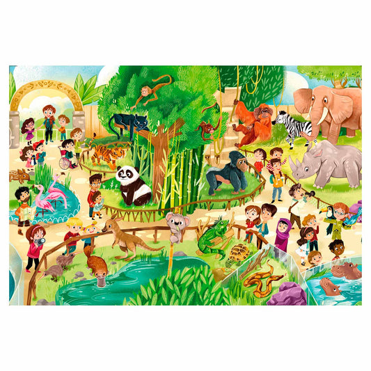 finished zoo puzzle 