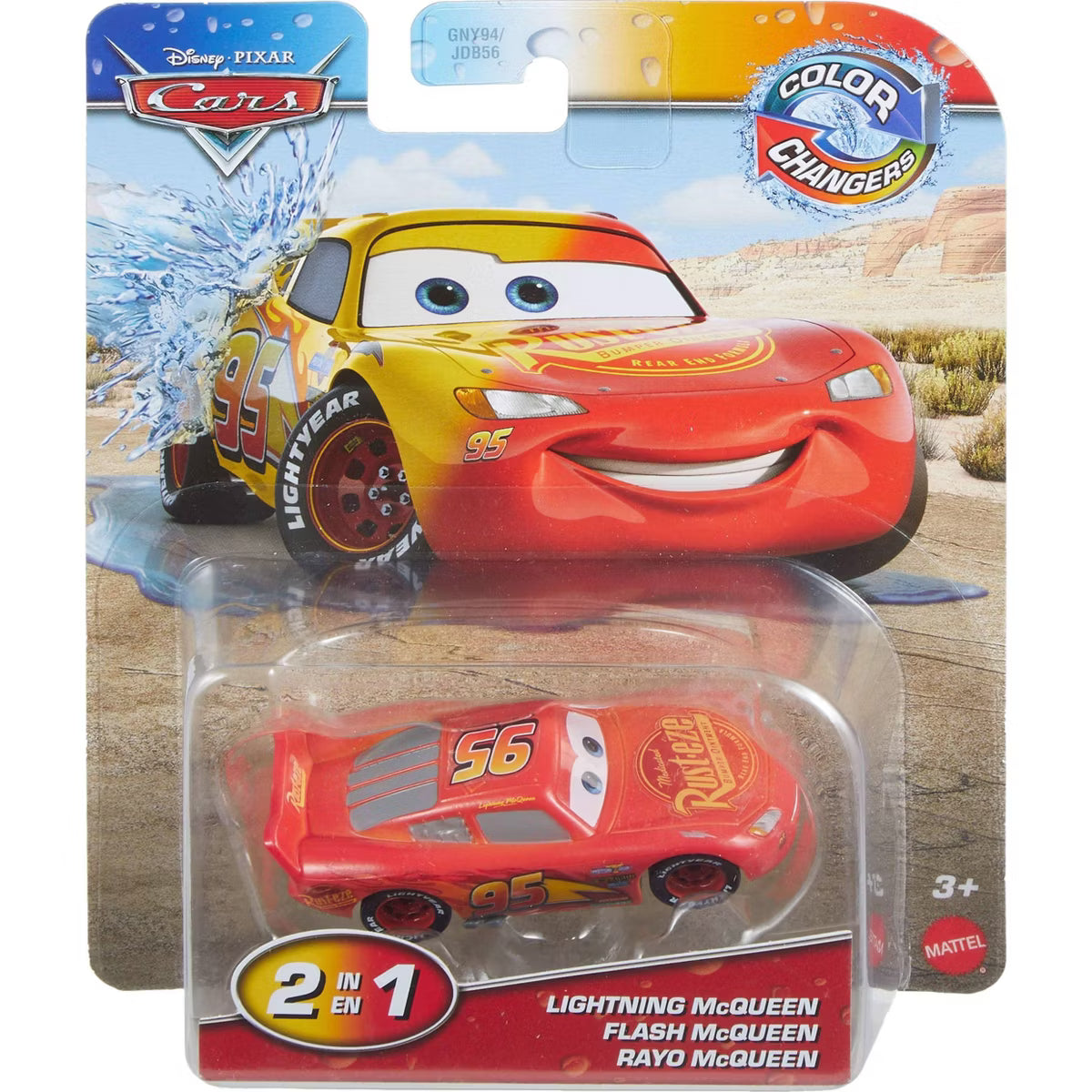 Colour changing lightning mcqueen toy car 
