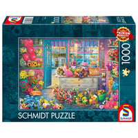 colourful flower shop puzzle box 