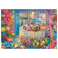 colourful flower shop