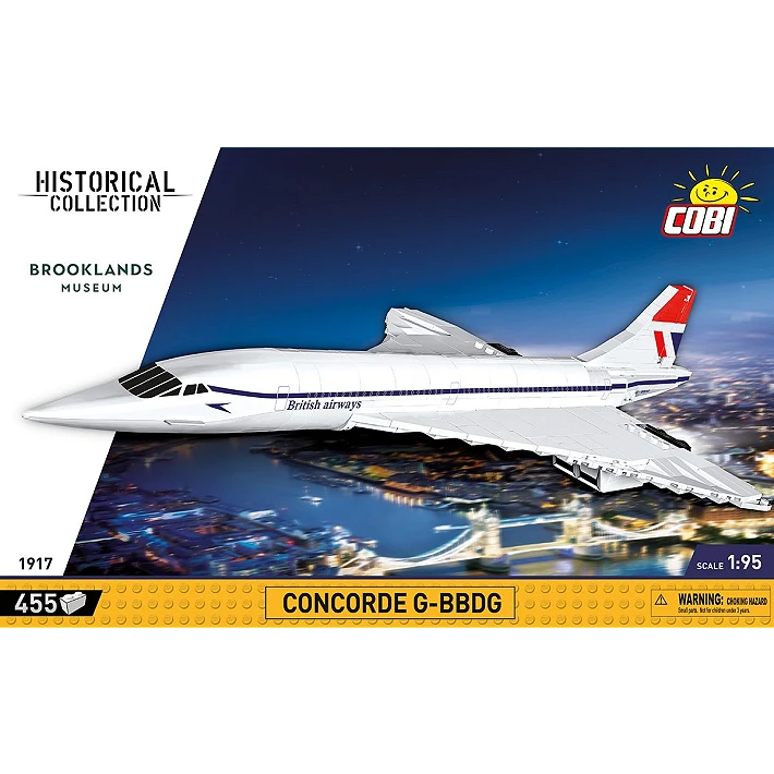 concorde jet building set 